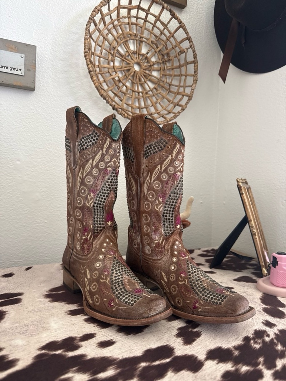 Corral studded boots